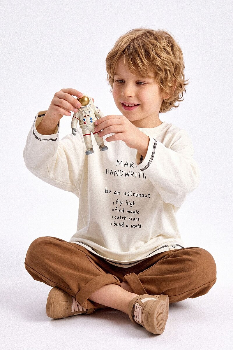 Handwriting Baskılı Tişört - 1