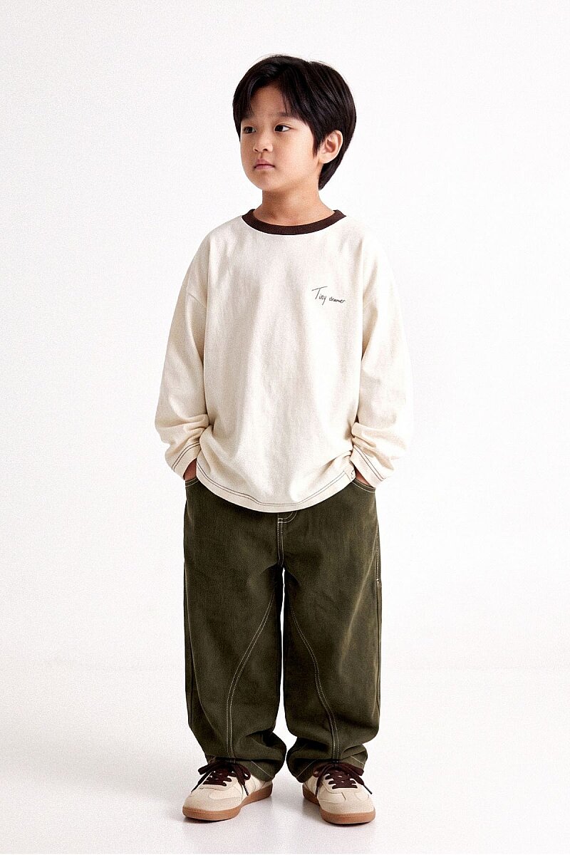 Tiny Dreamer Printed Oversize Unisex Kids T-Shirt - 1