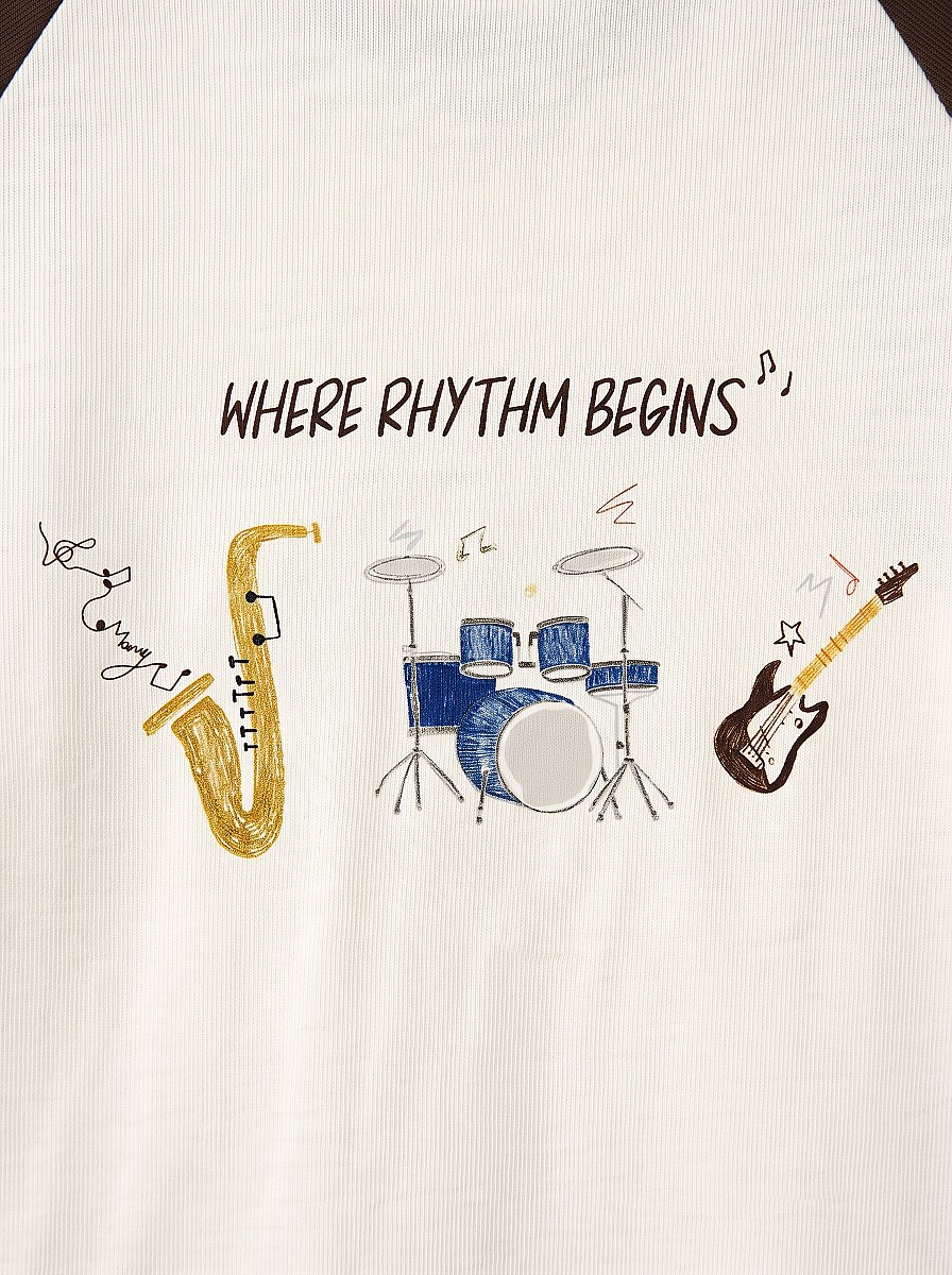 Where Rhythm Begins Baskılı Tişört - 4