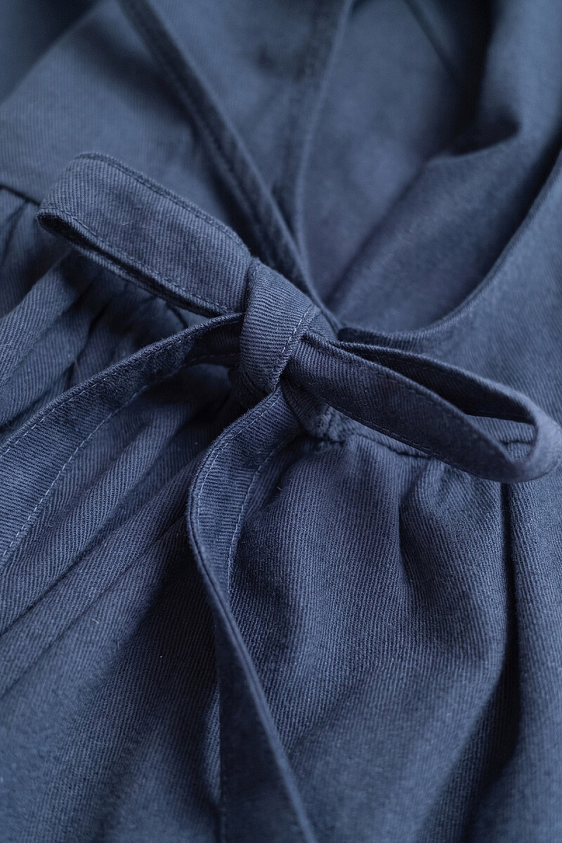 Zoe Tie Detail Pinafore Shirt Set - 5